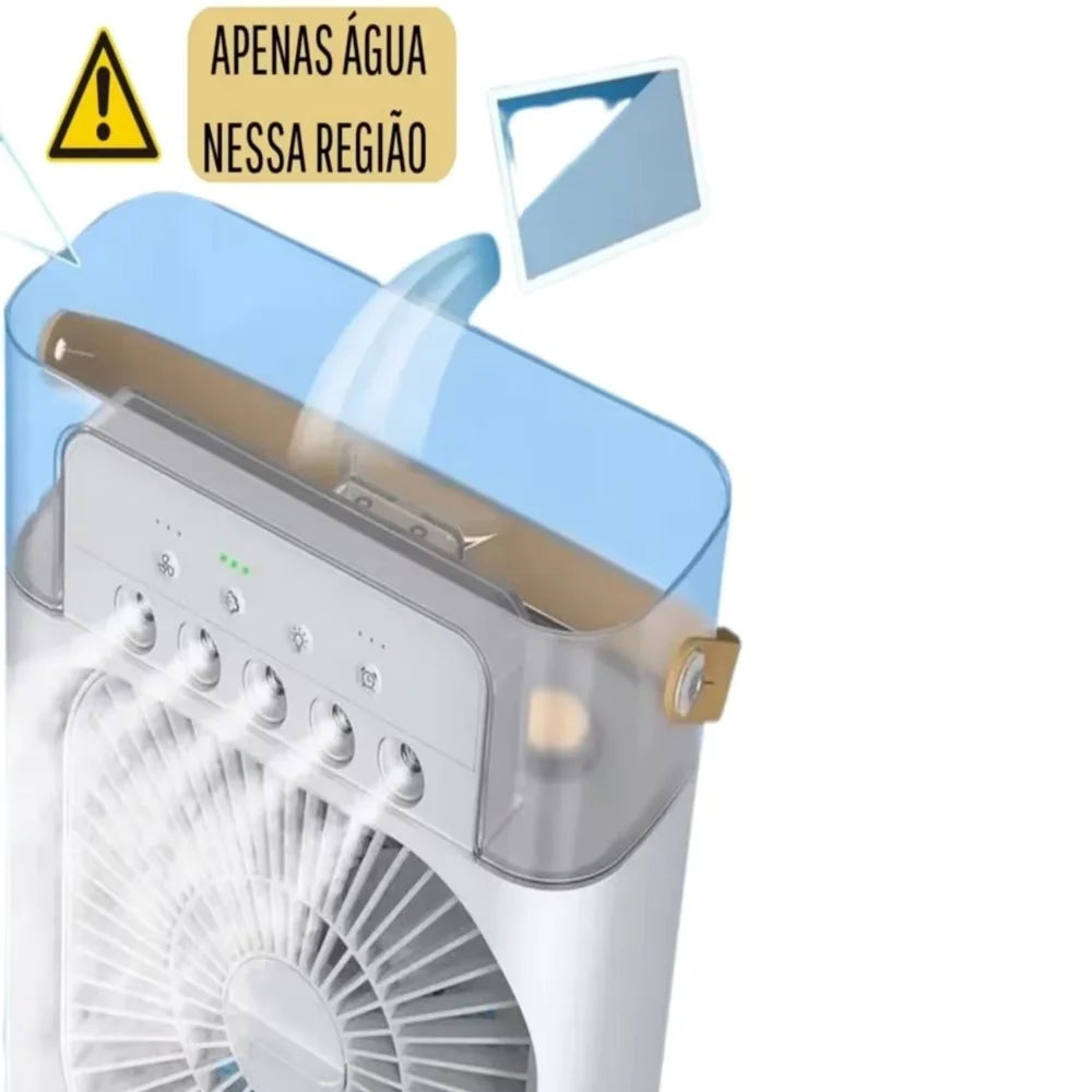 5 in 1 Portable Mini Air Conditioning-Air Conditioning, Fan, Humidifier, Nebulizer and Flavorizer