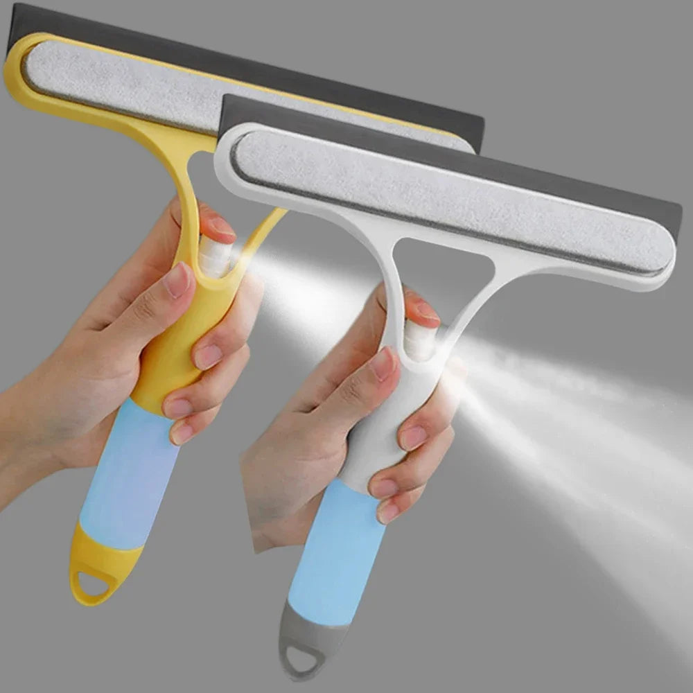 Mivora 3-in-1 Window Cleaning Squeegee with Spray Bottle