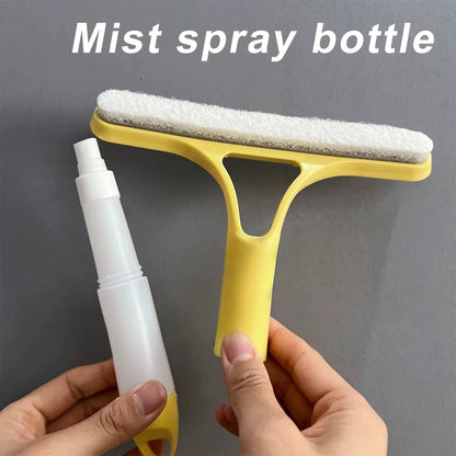 Mivora 3-in-1 Window Cleaning Squeegee with Spray Bottle
