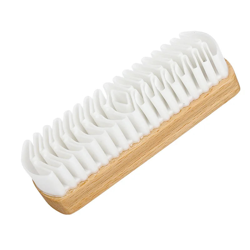 1 Piece Solid Wood Wool Shoe Brush, Polishing, Cleaning, Care Brush, Suitable For Leather Or Fabric Shoes, Cleaning Brush