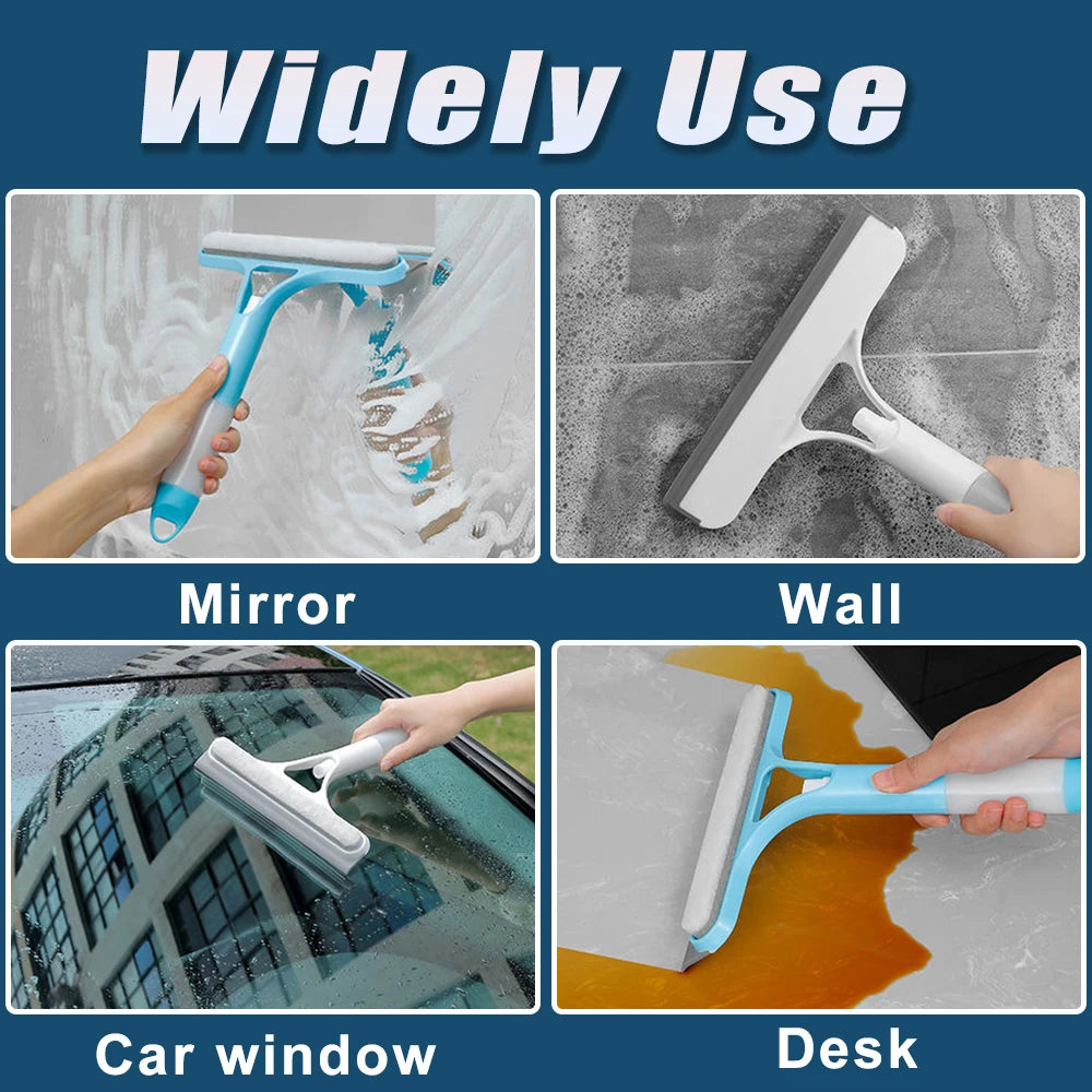Mivora 3-in-1 Window Cleaning Squeegee with Spray Bottle