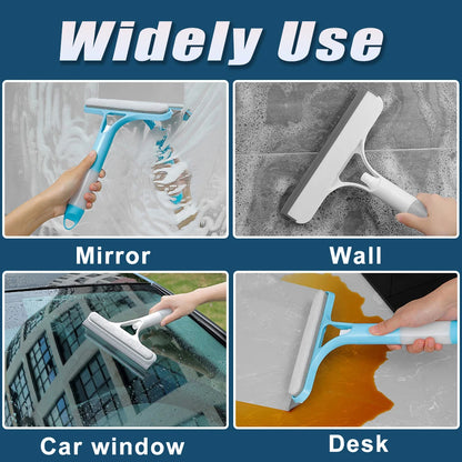 Mivora 3-in-1 Window Cleaning Squeegee with Spray Bottle