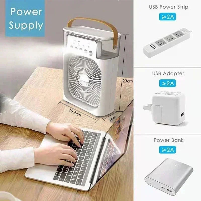 Mivora 3-in-1 Portable Air Cooler Fan & Humidifier